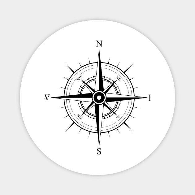 Compass Magnet by Imagination